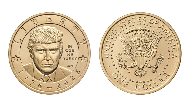 Trump image will go on special $1 gold coin